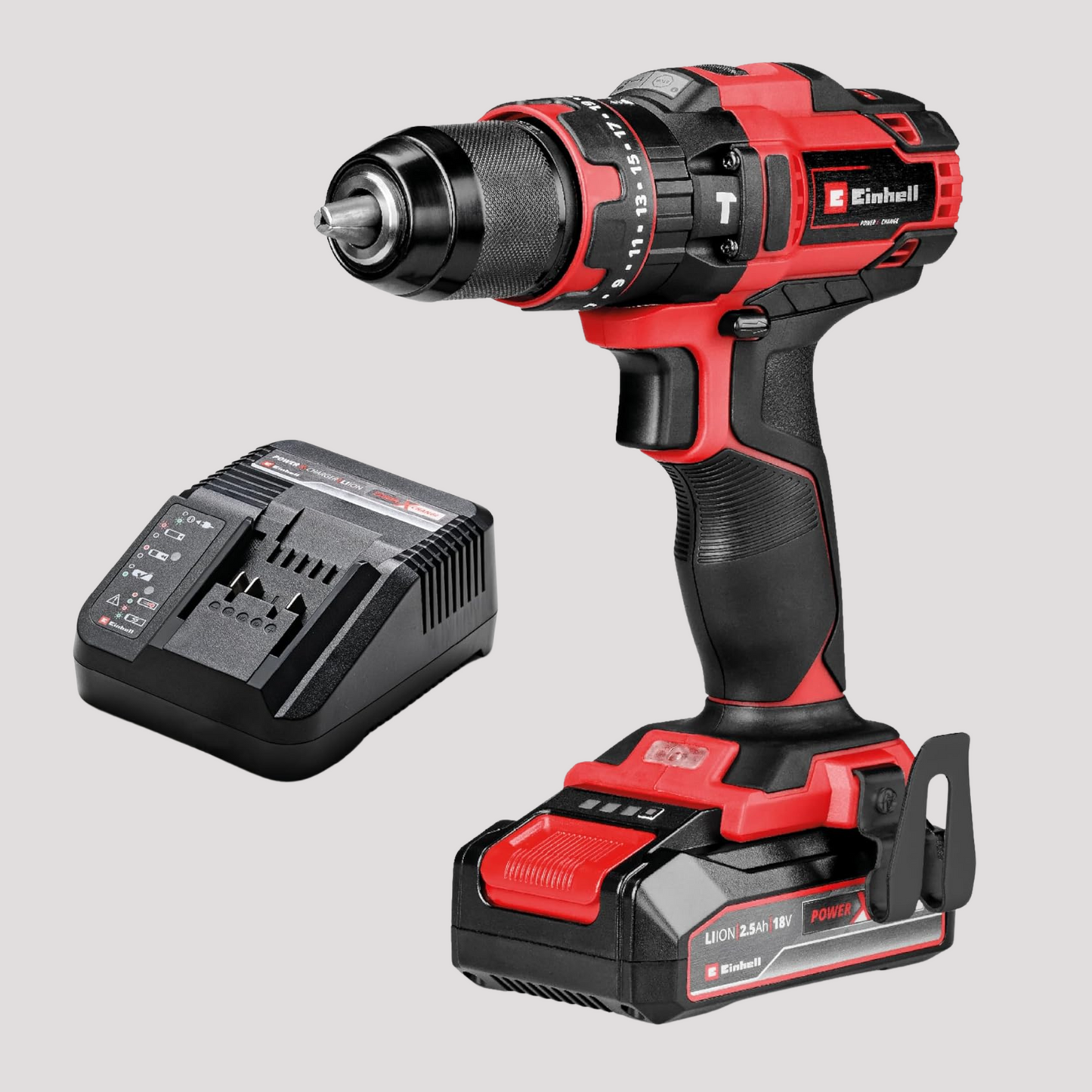 Trapano avvitatore percussione a batteria einhell TE-CD 18/44 Li-i