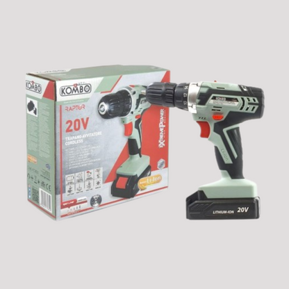 Trapano avvitatore a percussione  kombo KO833 20 volt 1300mAh