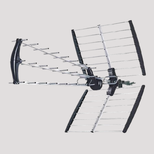 Antenna tv DVB-T in alluminio e abs