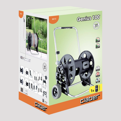 Carrello avvolgitubo genius claber mt 100