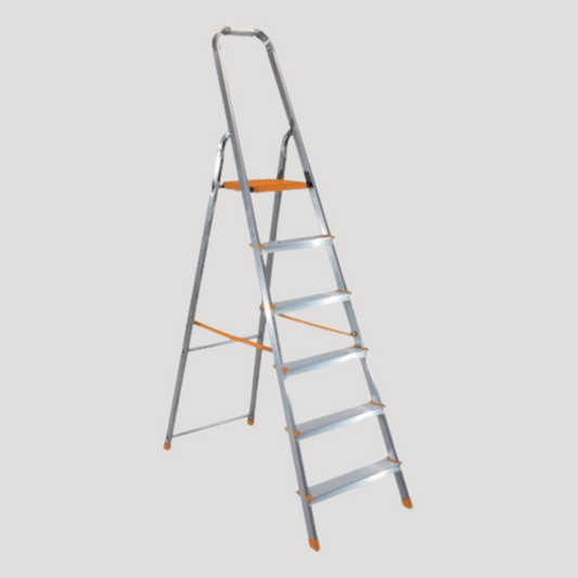 Scala alluminio uso domestico modello domus da 3 a 8 gradini