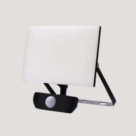 Faro led slim con sensore infrarossi 20/50 watt nero