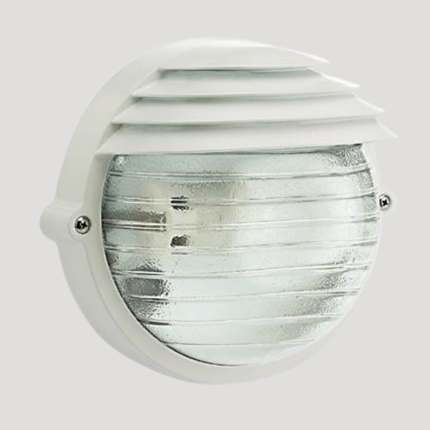 Lampada da esterno tonda cm 20 colore bianco/nero