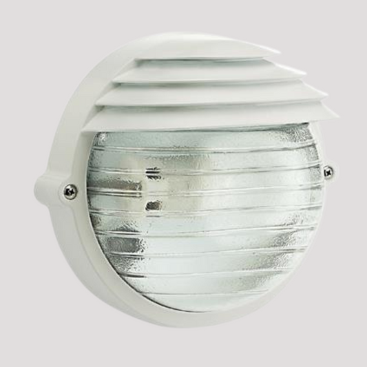 Lampada da esterno tonda cm 26 colore bianco/nero