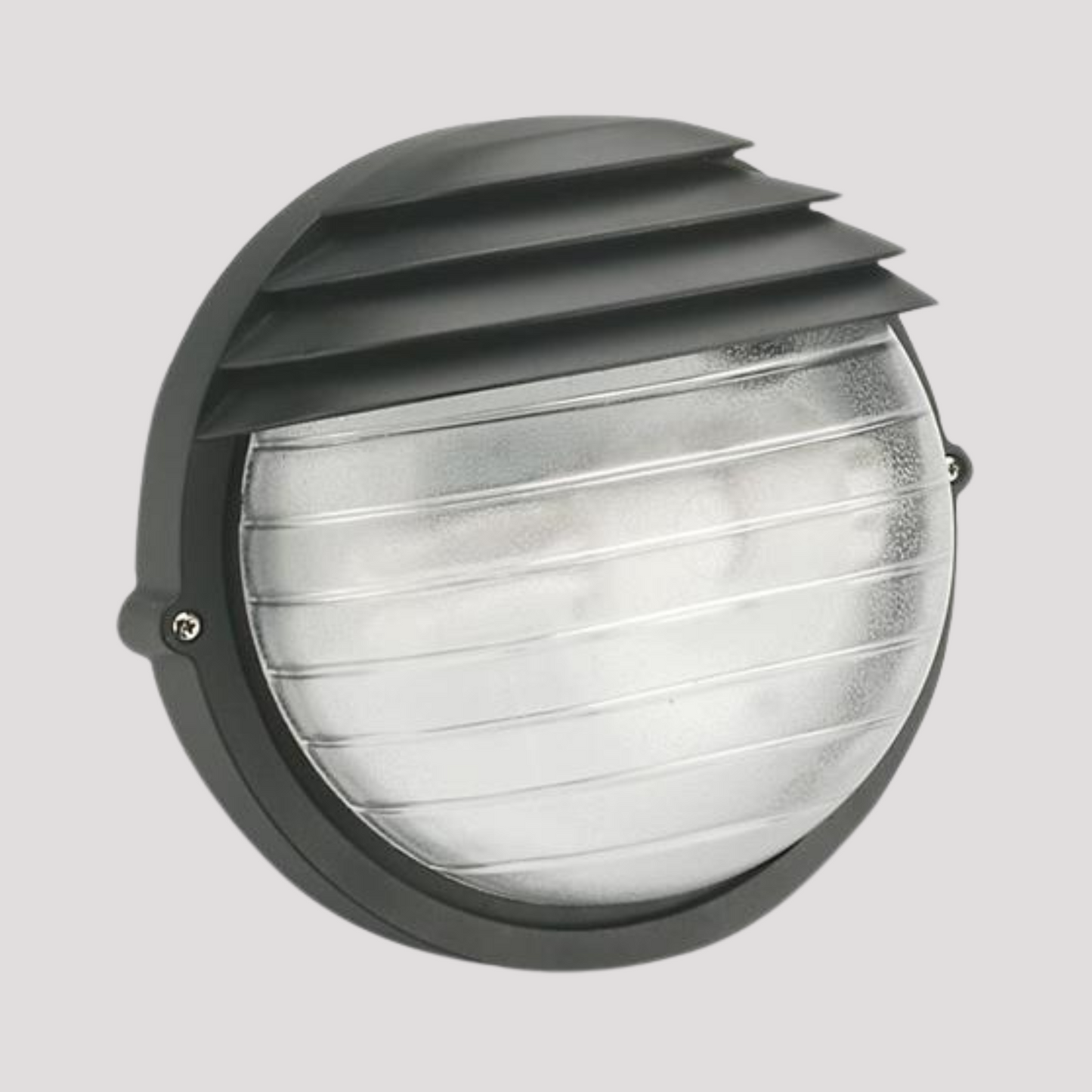 Lampada da esterno tonda cm 20 colore bianco/nero