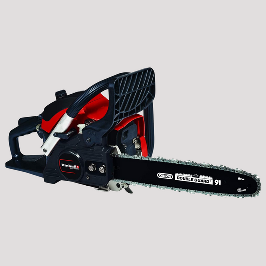 Einhell GC-PC 1335/1 I Motosega (benzina, motore 2 tempi, cilindrata 37,2 cc, potenza 1.3 kW, barra 35 cm, taglio 34,5 cm, vel, catena 21,9 m/s, serbatoio olio 170 mL, barra e catena OREGON)