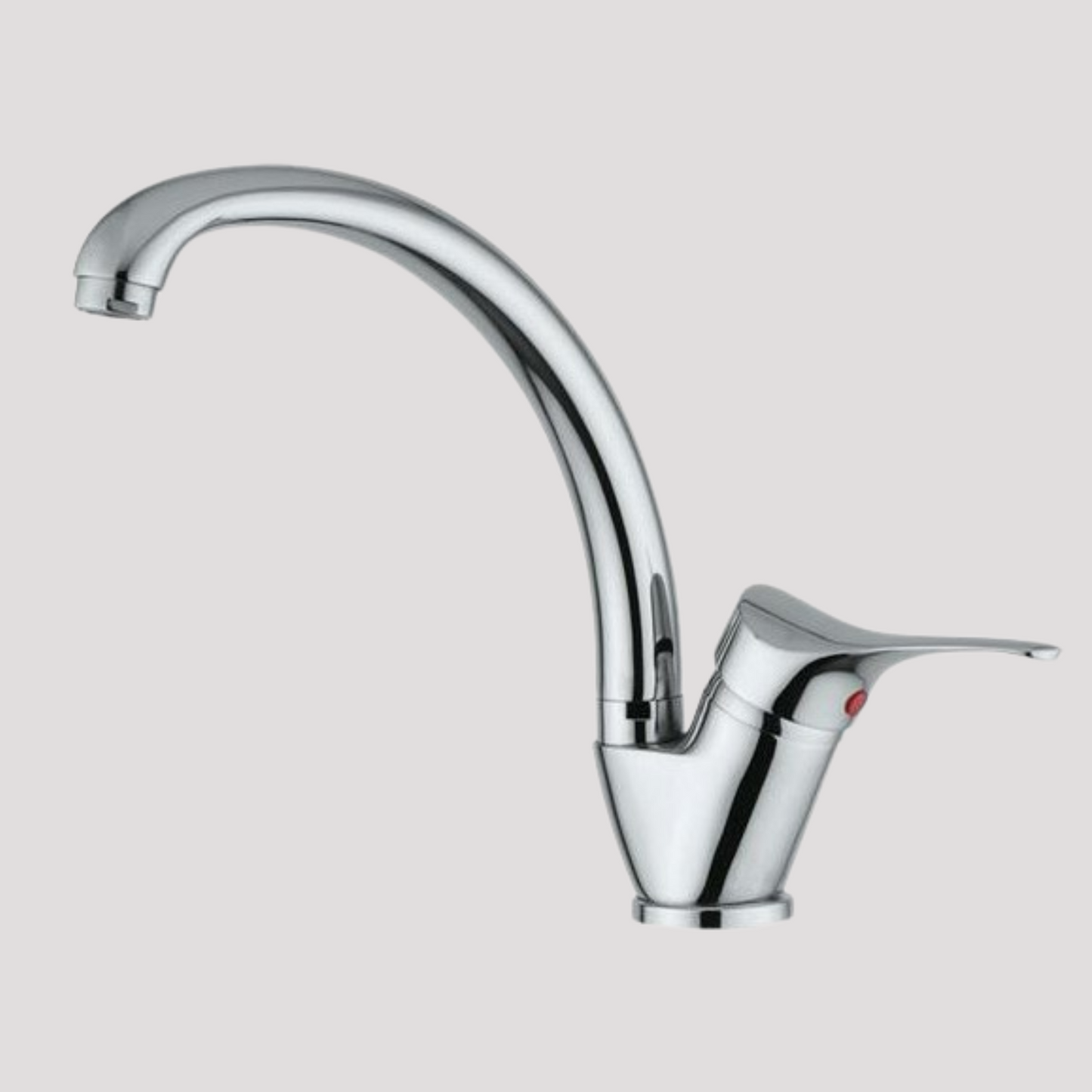 Rubinetto miscelatore monocomando alto per lavello serie sei