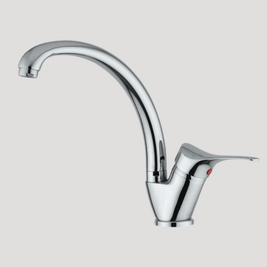 Rubinetto miscelatore monocomando alto per lavello serie sei