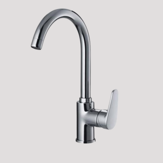 Rubinetto miscelatore monocomando per lavello ad arco serie sky