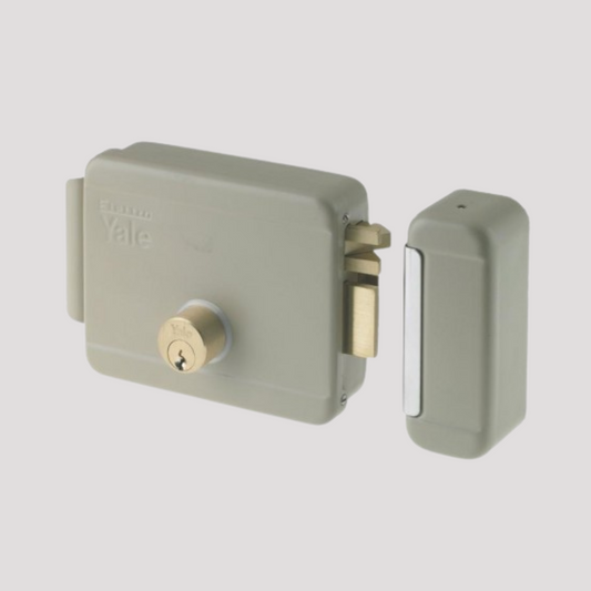 Serratura elettrica per cancello yale con mandate destra/sinistra mm 50/60/70