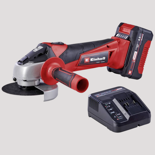 Einhell TC-AG 18/115 Li (1x4,0Ah) Power X-Change 4431133 Smerigliatrice angolare a batteria 115 mm incl. batteria e caricabatteria