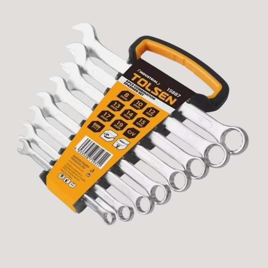 Serie chiavi combinate tolsen 8 pezzi