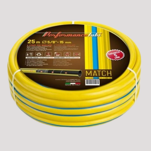 Tubo magliato 4 strati match 19 mm  25/50 mt